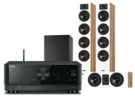 Kino domowe - Yamaha RX-V4A (czarny) + Diva 6 + 7 (dąb) + BASSO 880 (czarny) - miniaturka - grafika 1