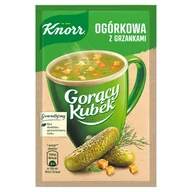 Zupy w płynie - Knorr Gorący Kubek Ogórkowa z grzankami 13 g - miniaturka - grafika 1