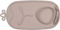 Miseczki i talerzyki dla dzieci - Podkładka Silikonowa Na Stół Do Nauki Samodzielnego Jedzenia Zwijana Latte B.box Roll + Go - miniaturka - grafika 1