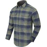 Koszule męskie - Koszula Helikon Greyman Shirt - Blast Blue Plaid - miniaturka - grafika 1