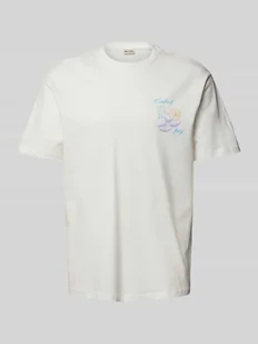 T-shirt o kroju oversized z nadrukiem z logo - Koszulki męskie - miniaturka - grafika 1