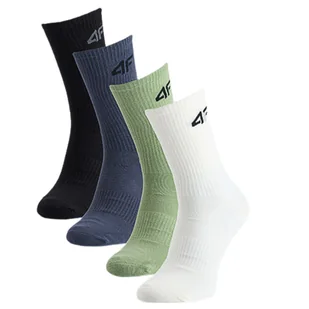 Skarpetki casual za kostkę (4-pack) chłopięce 4F 4FJWAW25USOCM390-90S Wielokolorowy Roz. 35-37 - 4F JUNIOR - Skarpetki dla dzieci Skarpetki casual za kostkę (4-pack) chłopięce 4F 4FJWAW25USOCM390-90S Wielokolorowy Roz. 35-37 - 4F JUNIOR - Skarpetki dla dzieci - miniaturka - grafika 1