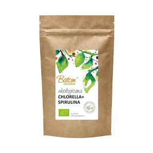 Batom Chlorella + spirulina (400 mg) - suplement diety 625 tab. Bio - Odchudzanie i oczyszczanie - miniaturka - grafika 1