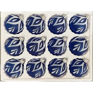 Bombka szklana 6 cm 12 szt. DEKOR - Bombki - miniaturka - grafika 1