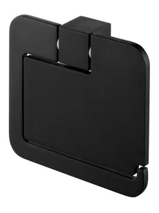 Bisk S.A. Uchwyt wc z klapką - Futura Black 02961 - Akcesoria łazienkowe - miniaturka - grafika 2