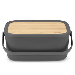 Brabantia Chlebak Nic Bread Bin 128264 Szary Bezpłatny transport | Raty - Chlebaki - miniaturka - grafika 1