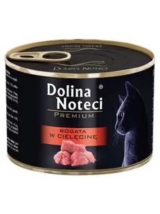 Dolina Noteci Premium Kot Bogata w cielęcinę puszka 185g - Mokra karma dla kotów - miniaturka - grafika 1