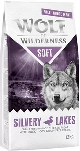 Wolf of Wilderness Soft - Silvery Lakes", kurczak i kaczka z wolnego wybiegu - 1 kg - Sucha karma dla psów - miniaturka - grafika 1