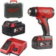 Opalarki - Milwaukee M18 BHG-502C akumulatorowa opalarka 18V 2x5,0Ah Li-Ion w walizce 4933459772 - miniaturka - grafika 1