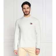Swetry męskie - Tommy Jeans Sweter badge | Regular Fit - miniaturka - grafika 1