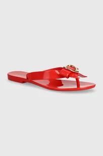 Melissa japonki MELISSA HARMONIC HOT AD damskie kolor czerwony na płaskim obcasie M.33944.O907 - Klapki i japonki damskie - miniaturka - grafika 1