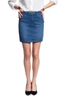 Spódnice - Lee, Spódniczka damska, Mid Skirt Mid Bellevue L38Jltgx, rozmiar W28 - miniaturka - grafika 1