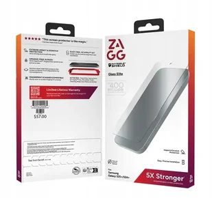 Szkło hartowane Zagg Invisible Shield do Samsung Galaxy S25 Plus - Szkła hartowane na telefon - miniaturka - grafika 1