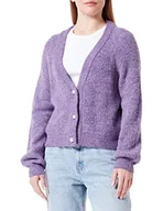 Kurtki damskie - ICHI Damska kurtka z dzianiny Ihmarin CA2, 193622/Loganberry, XXL - miniaturka - grafika 1