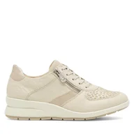 Sneakersy damskie - Sneakersy Rieker L4821-60 Écru - miniaturka - grafika 1
