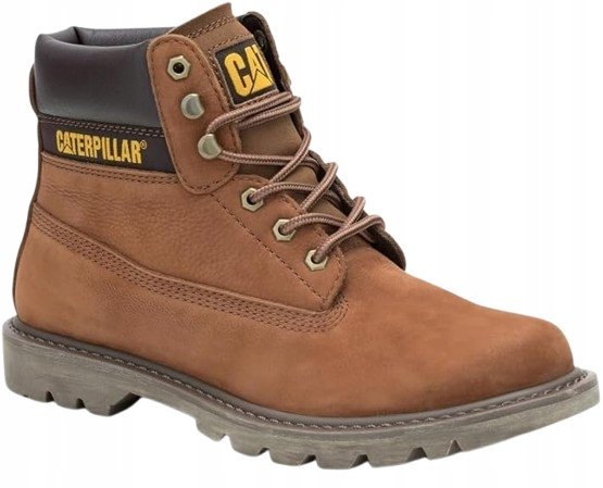 CATERPILLAR TRZEWIKI MĘSKIE SKÓRA NATURALNA BRĄZOWE 44 U1A