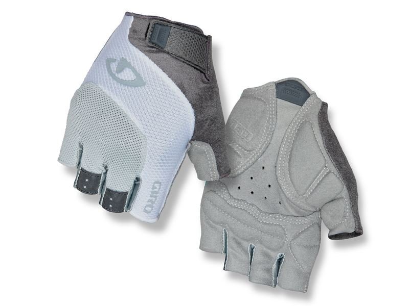 Giro, Rękawiczki kolarskie damskie, Tessa Gel grey white, szary, rozmiar S
