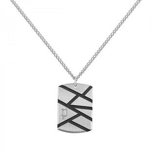 Biżuteria POLICE PJ26485PSB02. Naszyjnik, Kolor czarny. Mężczyzna. - Naszyjniki - miniaturka - grafika 1