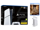 Konsole Playstation - Konsola PLAYSTATION 5 Slim Digital Edition 1TB D Chassis + Napęd optyczny PS5 Little Nightmares III Biało-czarny - miniaturka - grafika 1