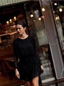 Sukienki - Reserved - Koronkowa sukienka - czarny - miniaturka - grafika 1