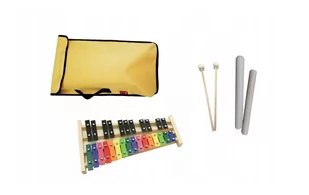 Dzwonki chromatyczne Mat Max 27-tonowe kolorowe pokrowiec klawes żółty - Akcesoria do perkusji - miniaturka - grafika 1