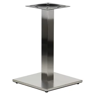 Podstawa stołu/stolika SH-2002-1/S/8, stal nierdzewna szczotkowana, wymiary 45x45x71,5 cm - do hotelu, restauracji ,baru, biura - Meble modułowe i akcesoria - miniaturka - grafika 1