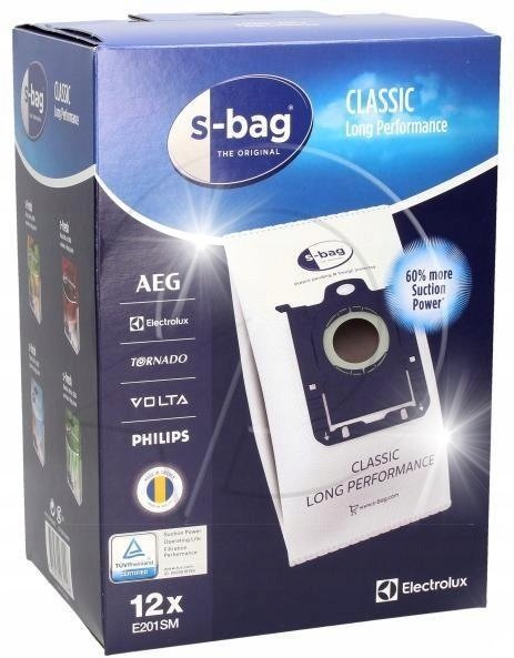 Worek do odkurzacza ELECTROLUX S-BAG E201SM (12 sztuk)