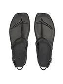 Sandały damskie - Crocs Sandały Miami Thong Sandal 209793 Czarny - miniaturka - grafika 1