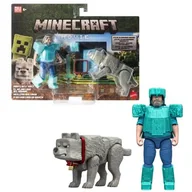 Gadżety dla graczy - Zestaw figurek MINECRAFT Man's Best Wolf JFR71 - miniaturka - grafika 1