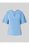 Koszulki i topy damskie - T-shirt z dekoltem w serek model TENNY - Selected Femme - miniaturka - grafika 1