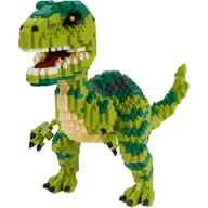 Klocki - Klocki Konstrukcyjne Dinozaur Velociraptor Figurka Zabawka 1457 Elementów - miniaturka - grafika 1