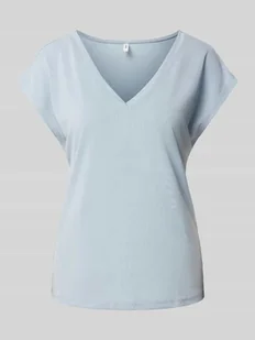 T-shirt o kroju comfort fit z mieszanki modalu model ‘FREE’ - Koszulki i topy damskie - miniaturka - grafika 1