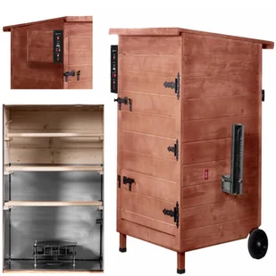 Wędzarnia Smoker Realhunter Basic 420 L 2000W Orzech - Grille - miniaturka - grafika 1