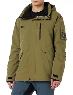 4F Męska kurtka snowboardowa Kums001 Jeans, Kaki, XXXL, khaki - Kurtki męskie - miniaturka - grafika 1