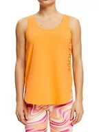 Koszulki i topy damskie - ESPRIT Damska koszulka BCI top na ramiączkach/Cami Shirt, GOLDEN ORANGE, XL, złoty pomarańczowy, XL - miniaturka - grafika 1