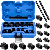 Klucze i nasadki - NASADKI WYKRĘTAKI DO ZNISZCZONYCH ŚRUB NAKRĘTEK 15SZT. GEKO - miniaturka - grafika 1