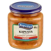 Mieszanki warzywne, sałatki - ProVitus Kapusta zasmażana z suszonymi pomidorami 480 g - miniaturka - grafika 1