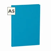 Notesy i bloczki - Notatnik Semikolon A5, kropki, turkusowy - miniaturka - grafika 1