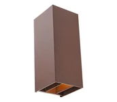 Lampy ogrodowe - Redo 90637 - LED Oświetlenie zewnętrzne SONNY 2xLED/5W/230V 2200/4000K IP54 brązowe - miniaturka - grafika 1