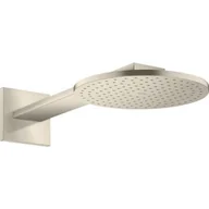Deszczownice - Axor ShowerSolutions deszczownica 25 cm okrągła z ramieniem ściennym nikiel szczotkowany 35296820 - miniaturka - grafika 1