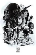 Plakaty - Pyramid Posters Star Wars 40th Anniversary - plakat filmowy 61x91,5 PP34164 - miniaturka - grafika 1