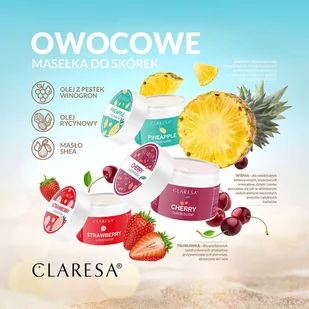 Claresa - Masełko Do Skórek Cherry 13g - Kremy i maski do rąk - miniaturka - grafika 3