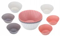 Formy do ciast - KOLOROWE FORMY FOREMKI SILIKONOWE DO MUFFINEK BABECZEK ZESTAW 6 SZT - miniaturka - grafika 1