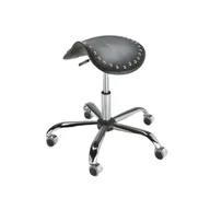 Krzesła i taborety kosmetyczne - BARBER Taboret barberski Rodzaj obicia: Skaj Exclusive, Rodzaj podstawy: 39 - miniaturka - grafika 1