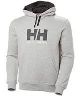 Bluzy męskie - Helly Hansen Helly-Hansen męska bluza z logo HH szary melanż XL 33977 - miniaturka - grafika 1