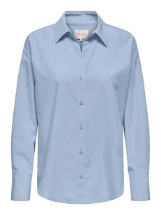 ONLY Koszula w kolorze błękitnym - Koszule damskie - miniaturka - grafika 1