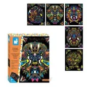 Zabawki kreatywne - Janod Zestaw Kreatywny Fluorescencyjne Flamastry Zwierzęta 7+ - miniaturka - grafika 1