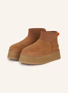 Botki damskie - Ugg Botki Na Platformie Classic Mini Dipper braun - UGG - miniaturka - grafika 1