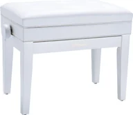 Inne akcesoria muzyczne - Roland RPB-400WH - PIANO BENCH, POLISHED WHITE, VINYL SEAT ♦ 30 DNI NA ZWROT ♦ GWARANCJA DOOR-TO-DOOR ♦ SZYBKA WYSYŁKA - miniaturka - grafika 1