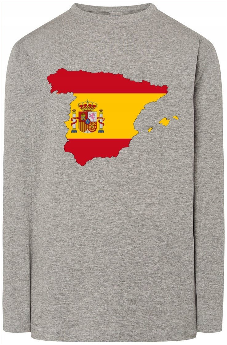 Hiszpania Flaga Męska Bluza Longsleeve Rozm.S